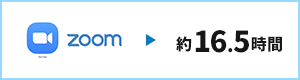 zoom 約16.5時間